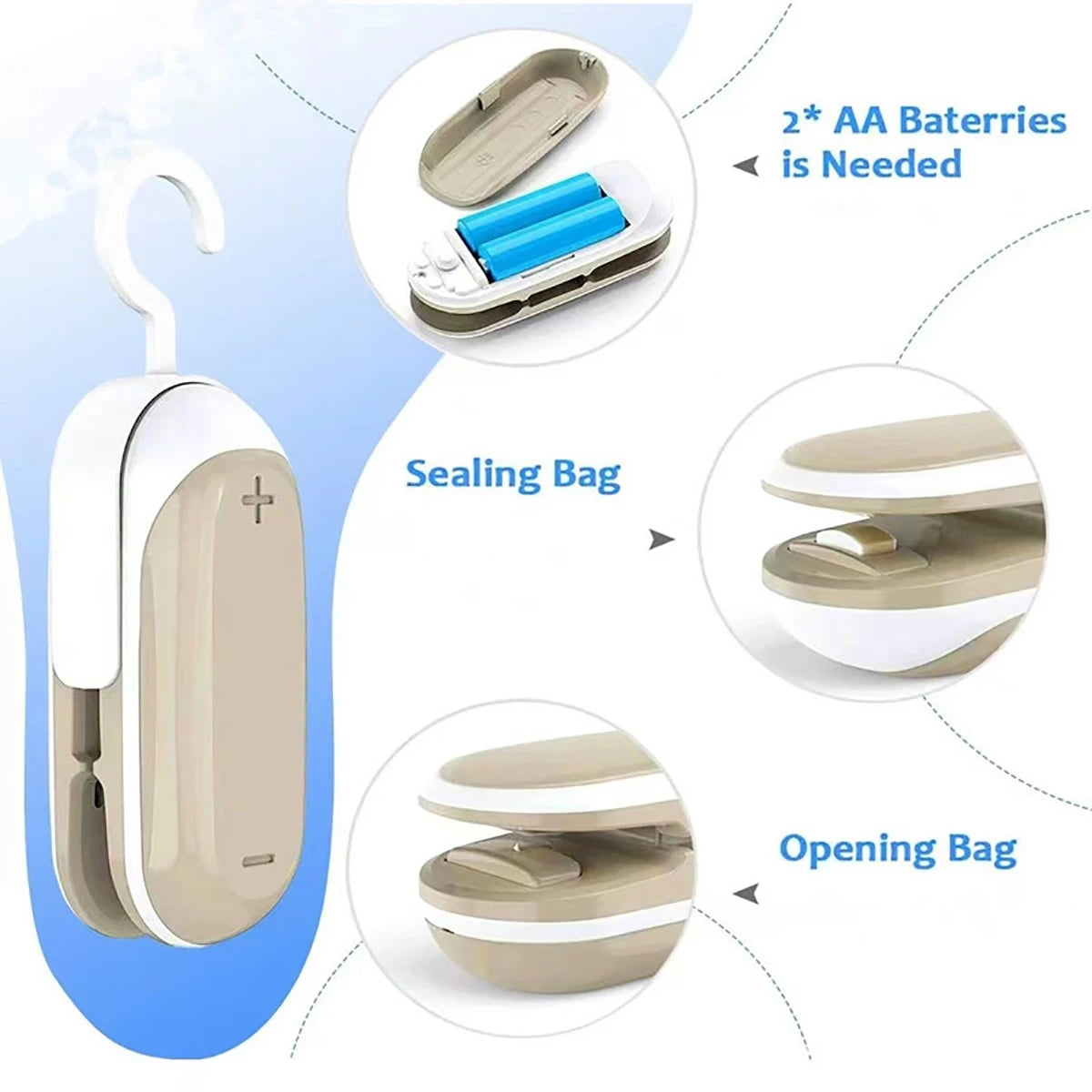 IQook™ - Portable Vacuum Sealer